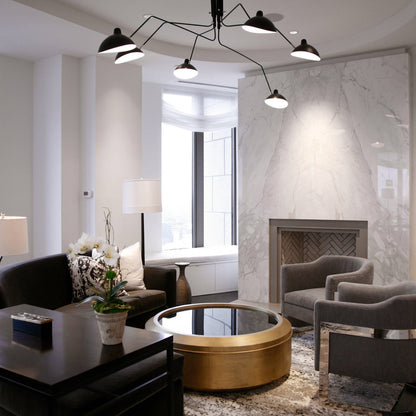 Serena Three Arm Ceiling Light