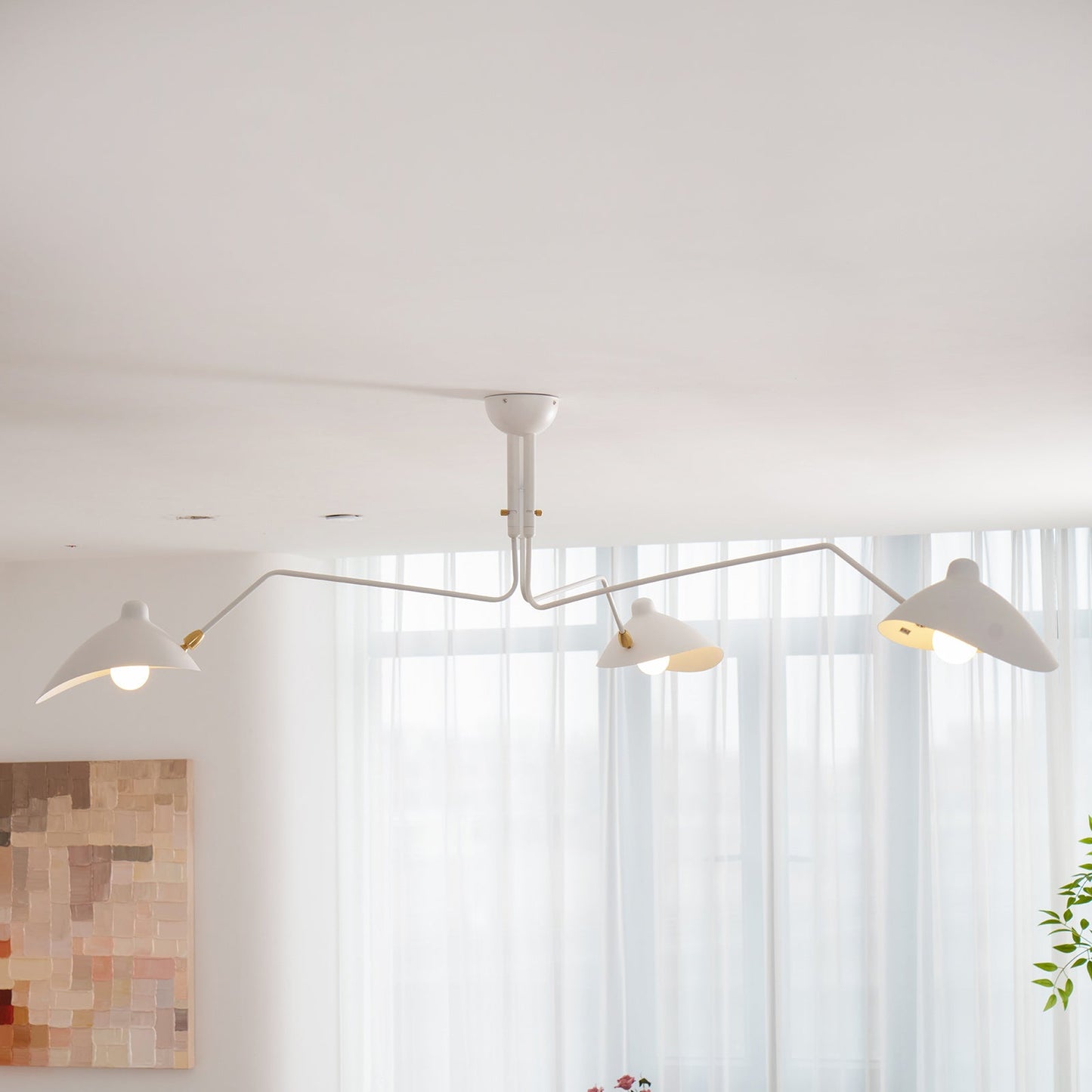Serena Three Arm Ceiling Light