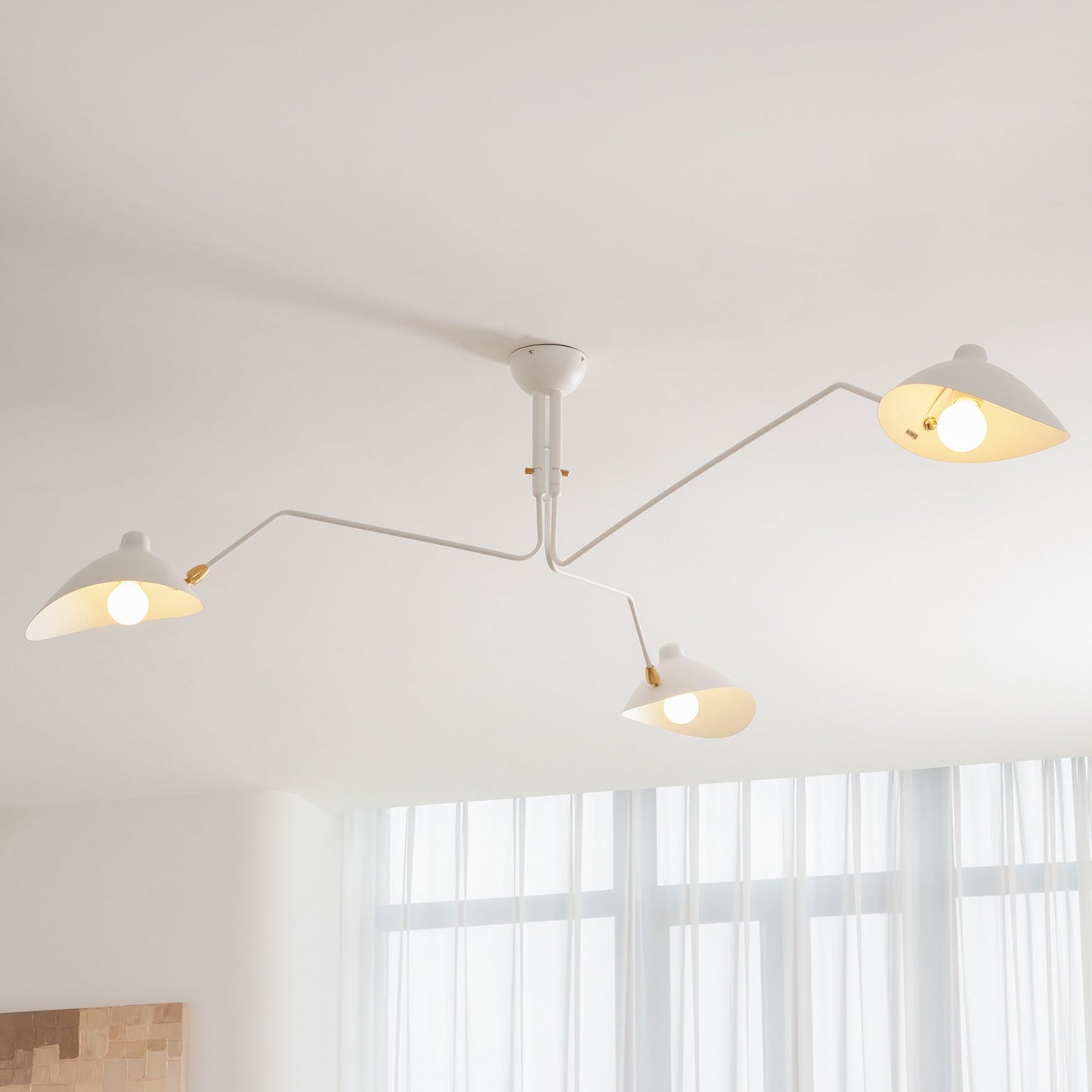 Serena Three Arm Ceiling Light