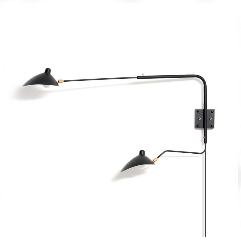 Serge Mouille Plug In Wall Lamp