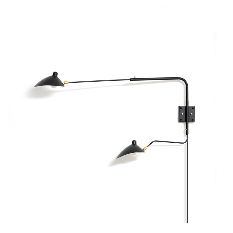 Serge Mouille Plug In Wall Lamp
