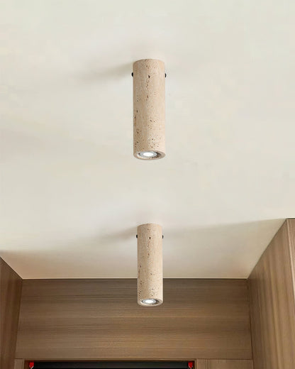 Shura Travertine Ceiling Lamp