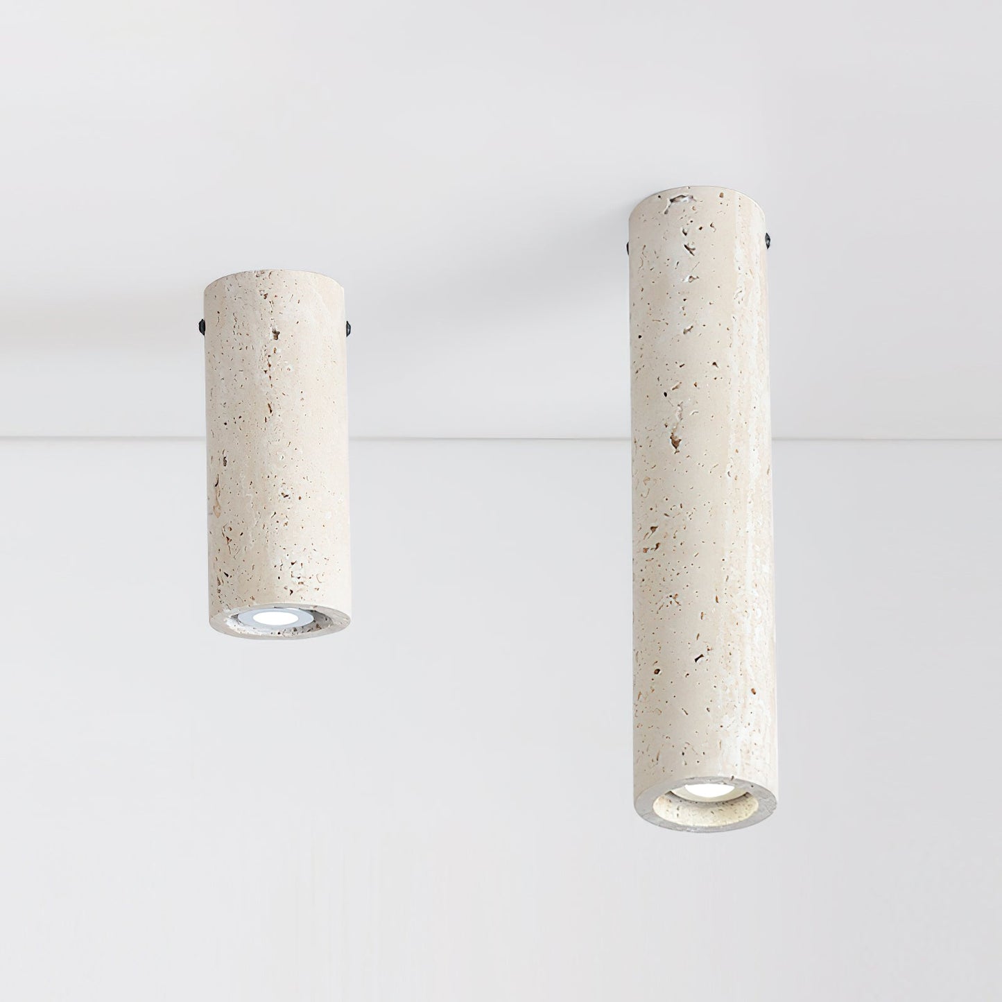 Shura Travertine Ceiling Lamp