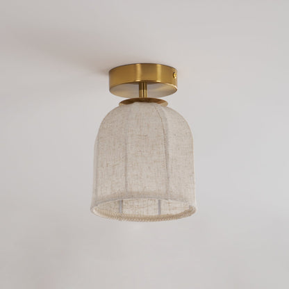 Sienna Linen Ceiling Lamp