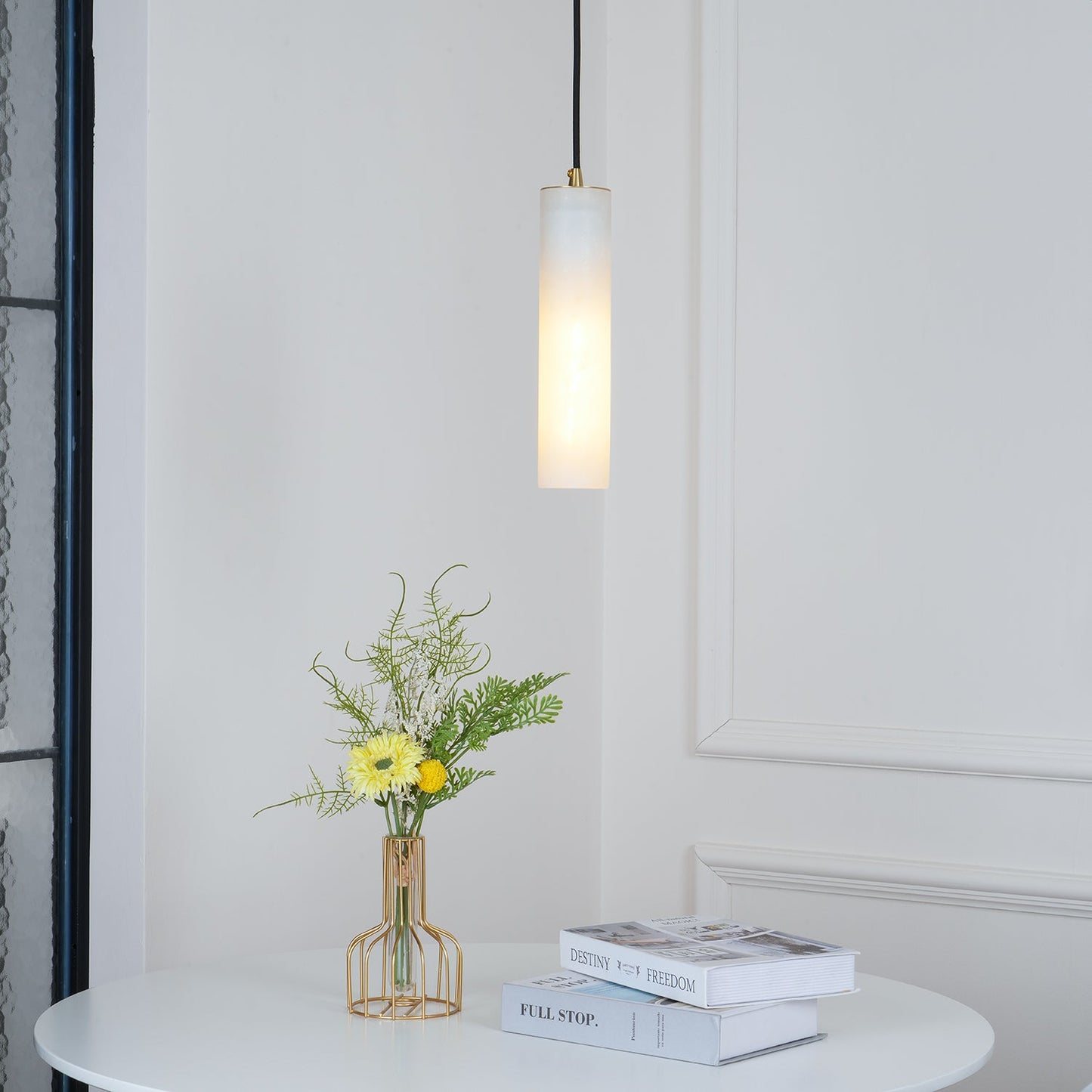 Silo Alabaster Pendant Light