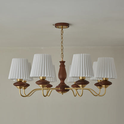 Simone Wood Chandelier