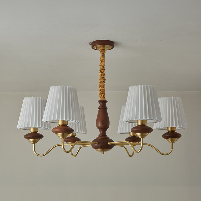 Simone Wood Chandelier