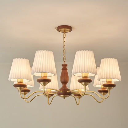 Simone Wood Chandelier