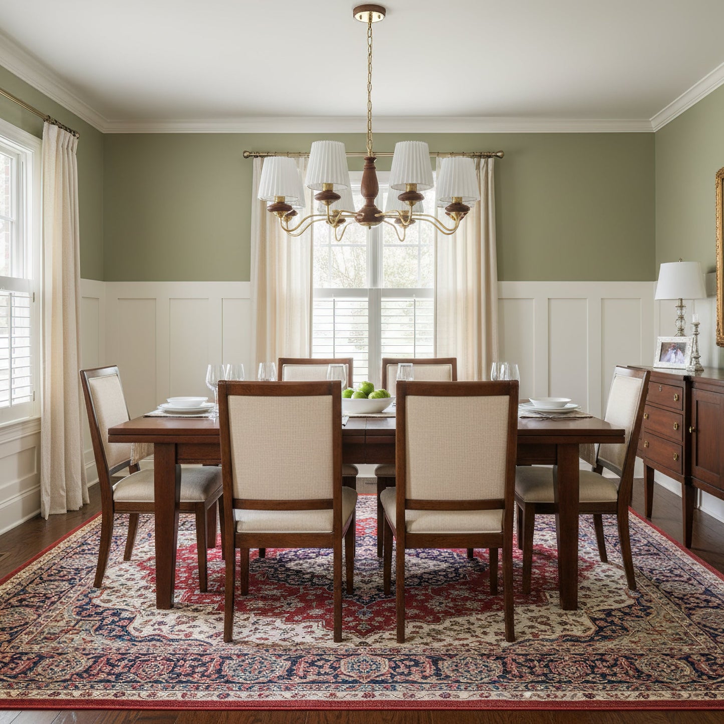 Simone Wood Chandelier