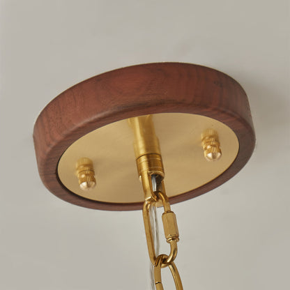 Simone Wood Chandelier