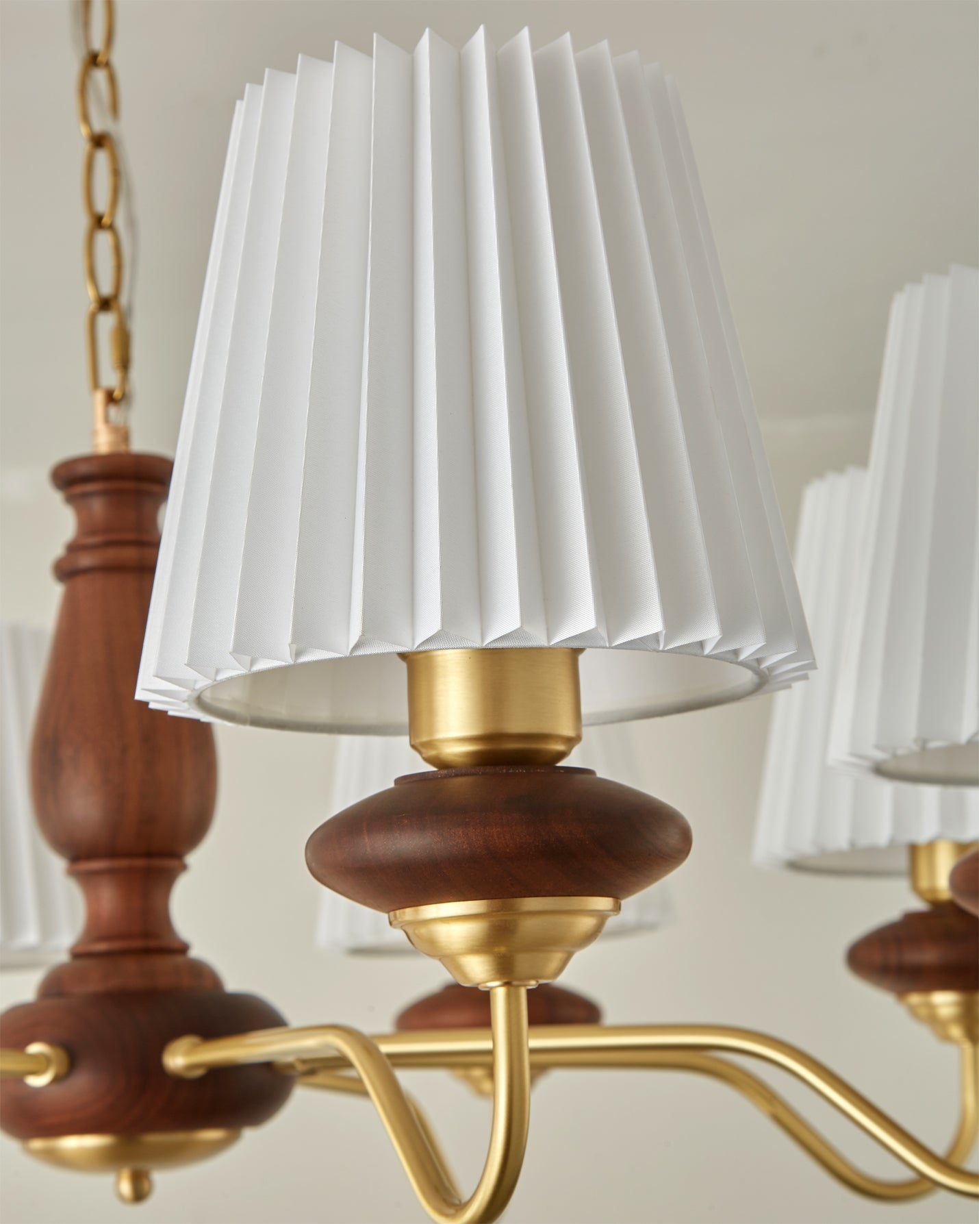 Simone Wood Chandelier