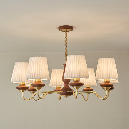 Simone Wood Chandelier