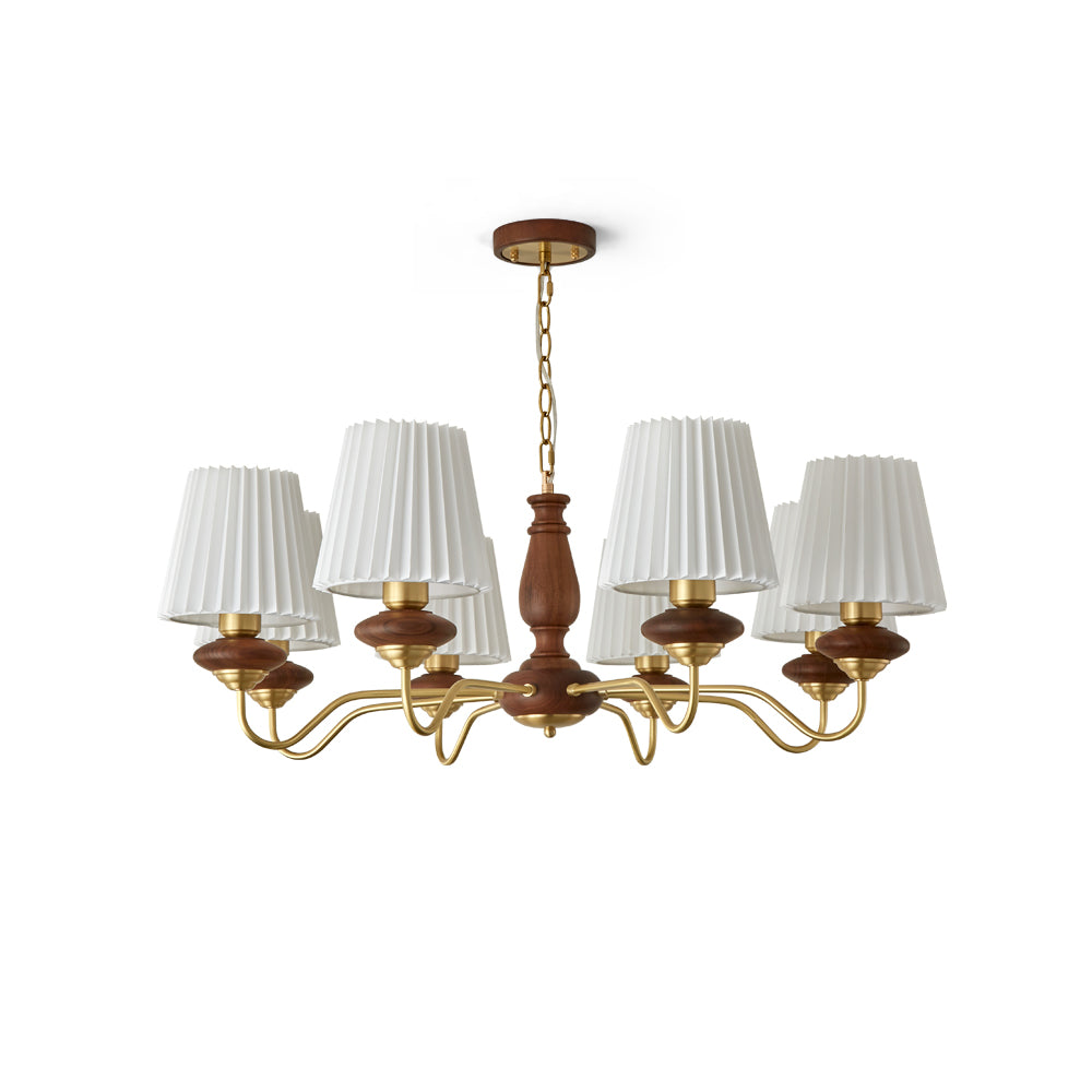 Simone Wood Chandelier