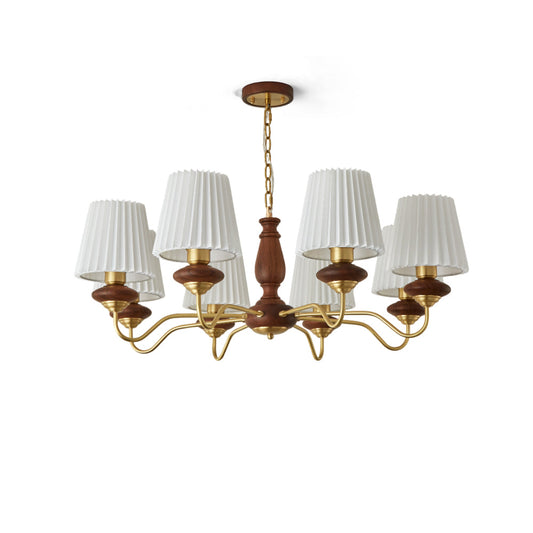 Simone Wood Chandelier