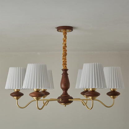 Simone Wood Chandelier