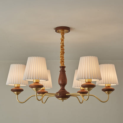 Simone Wood Chandelier