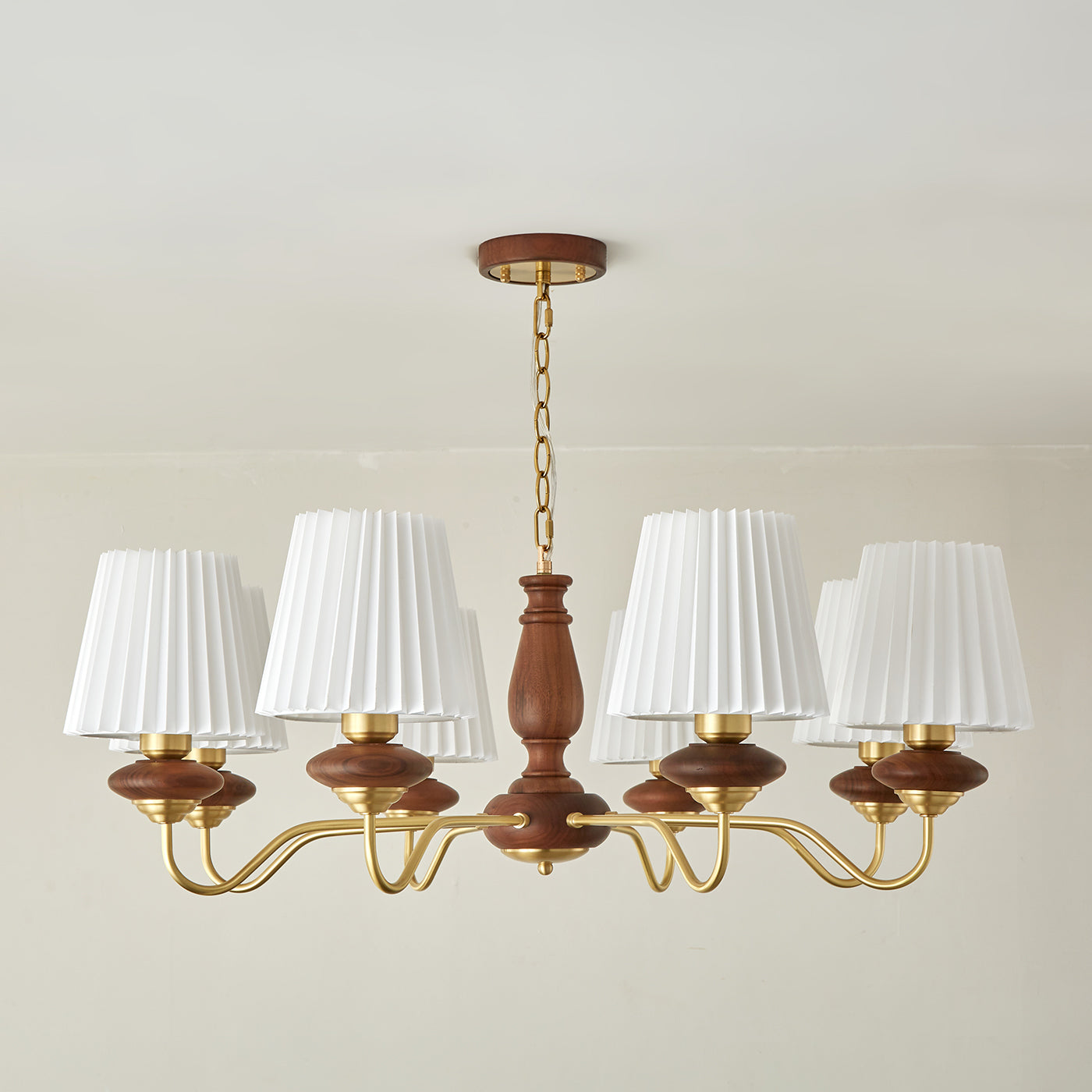 Simone Wood Chandelier