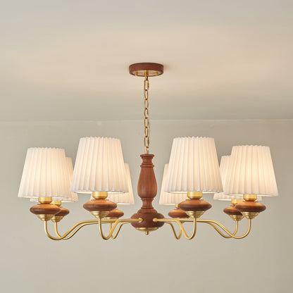 Simone Wood Chandelier
