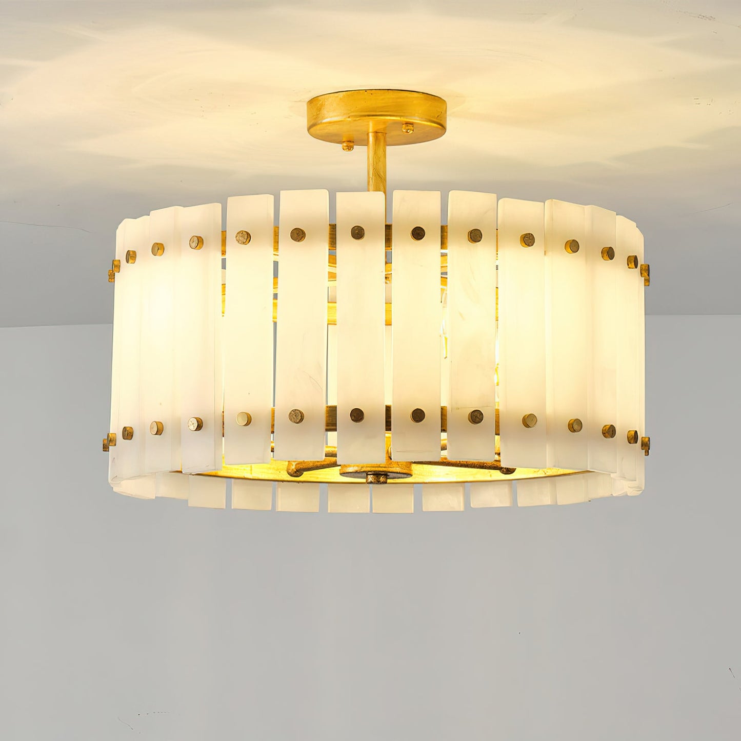 Sinclair Alabaster Ceiling Light