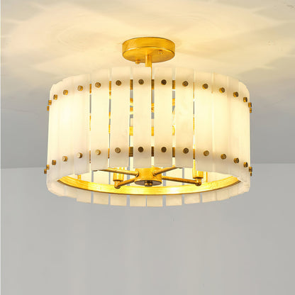 Sinclair Alabaster Ceiling Light
