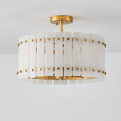 Sinclair Alabaster Ceiling Light