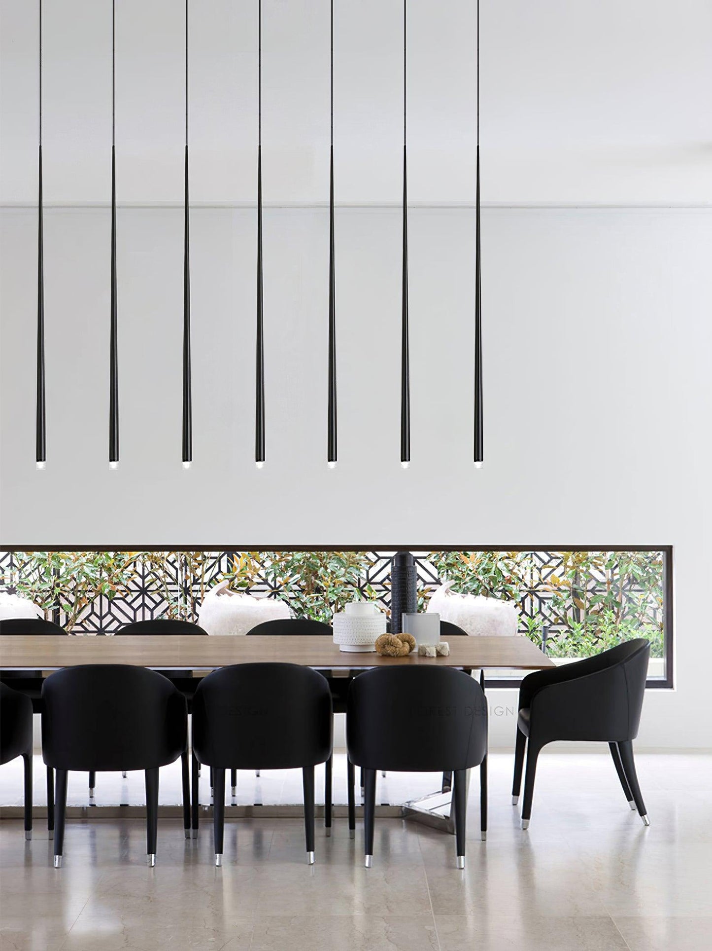 Slender Cone Chandelier