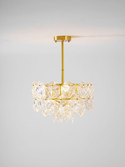 Snowflake Glass Chandelier