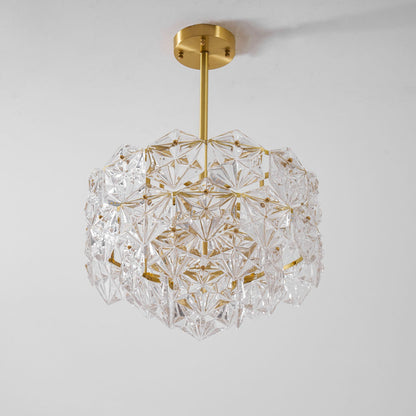 Snowflake Glass Chandelier