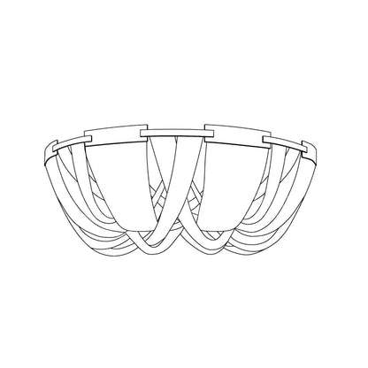 Tassel Aluminum Chain Ceiling Light