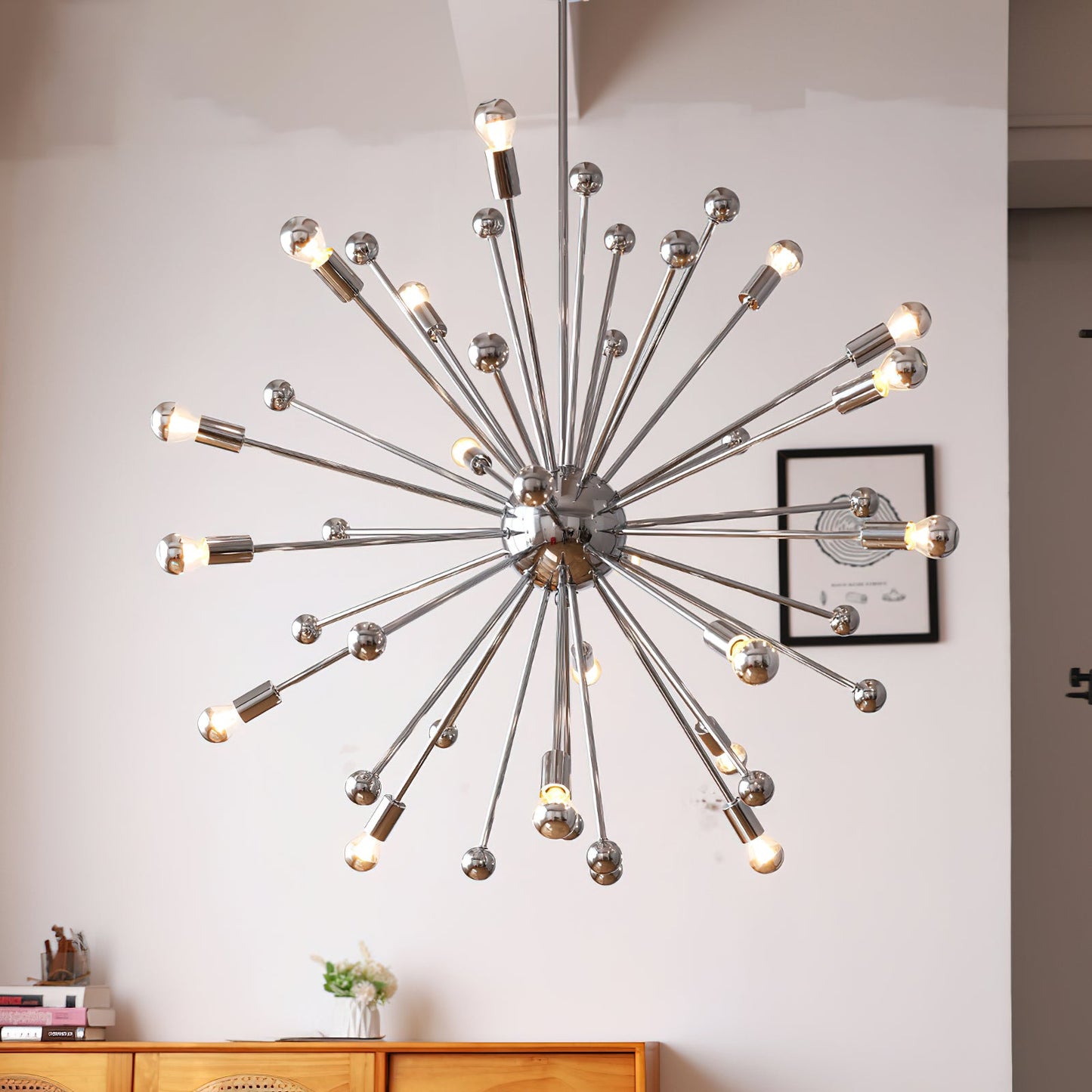 Space Age Sputnik Chandelier