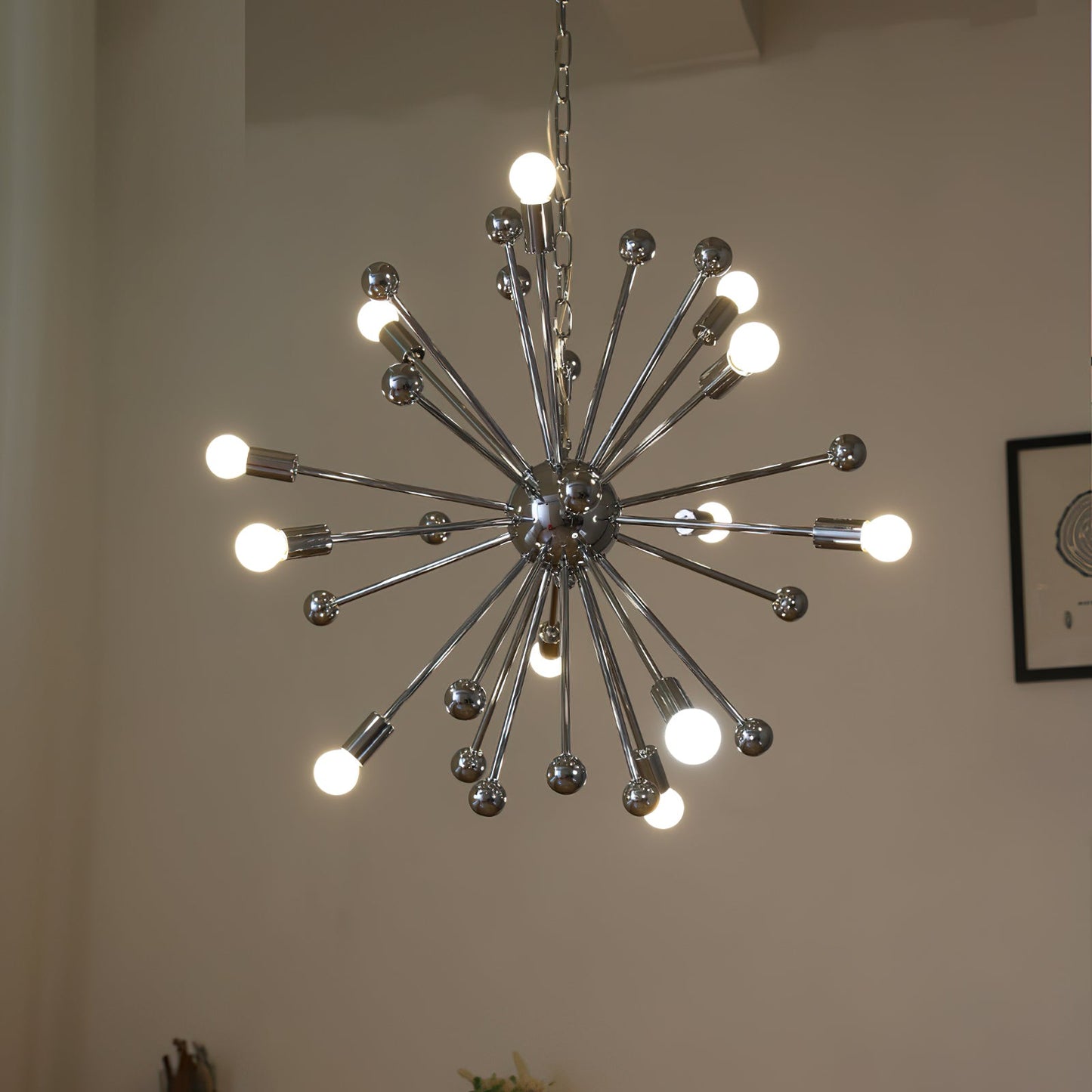 Space Age Sputnik Chandelier