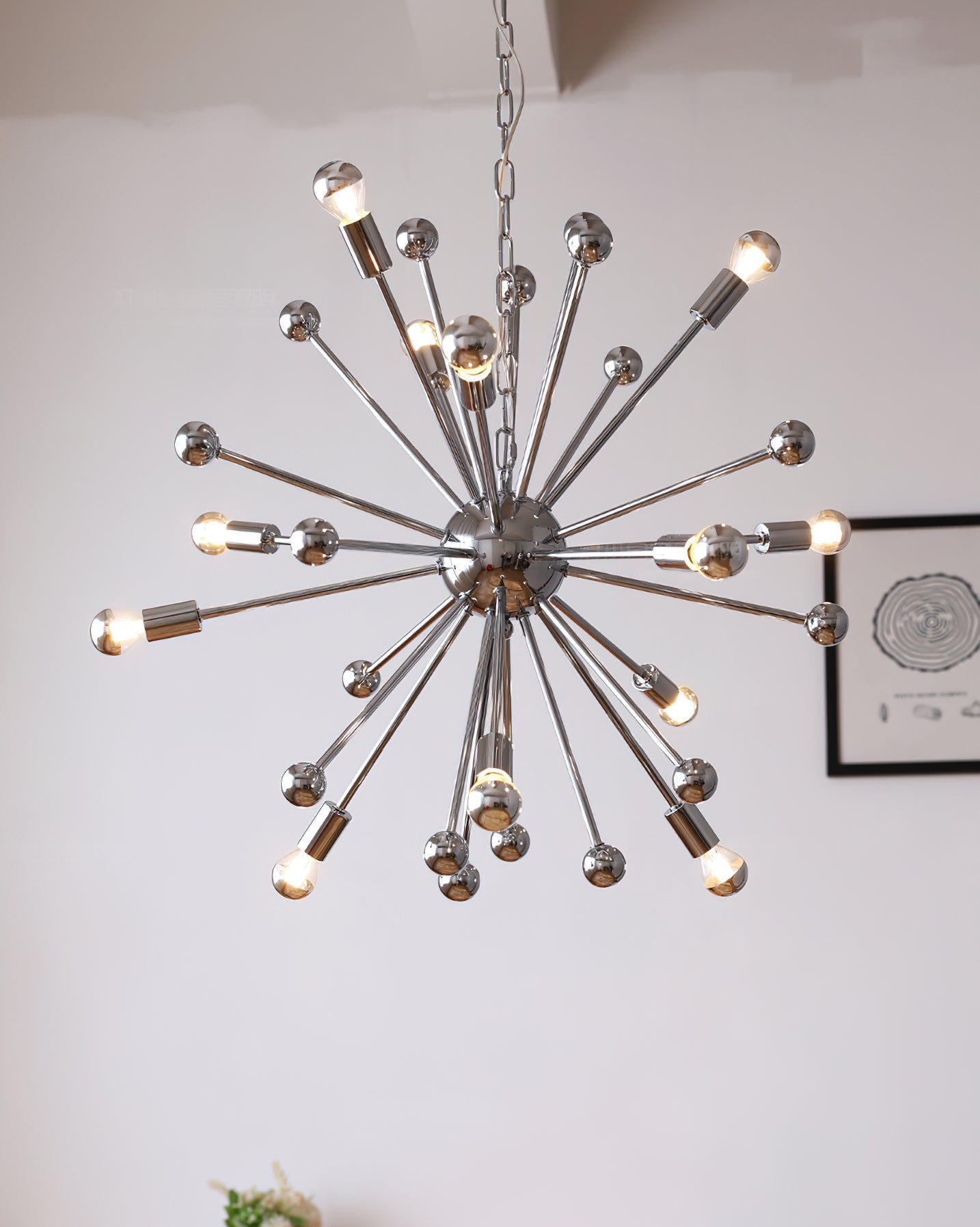 Space Age Sputnik Chandelier