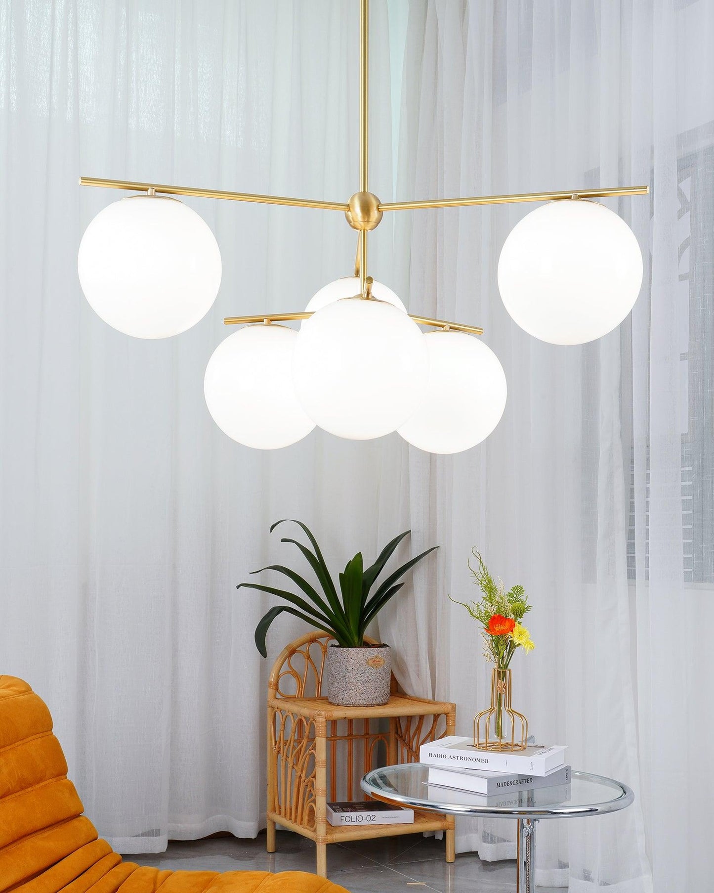 Sphere & Stem Chandelier