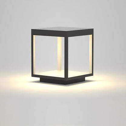 Square Frame Post Outdoor Light