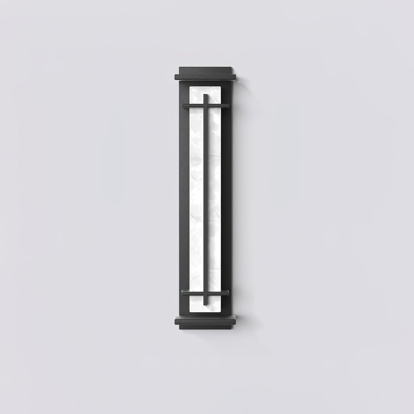Square Outdoor Alabaster Wall Light