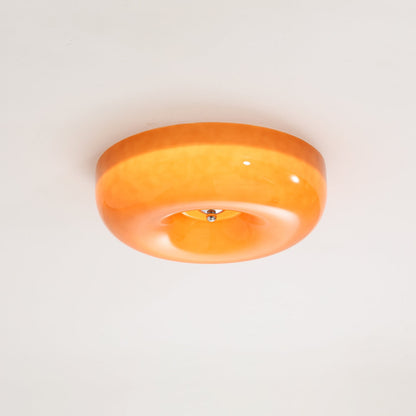 Swirl Glass Ceiling Lamp