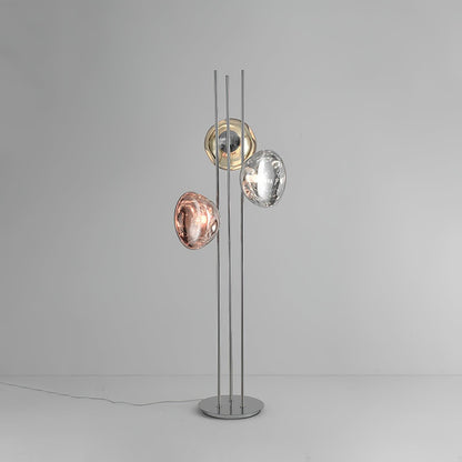 Three Lava Glass Floor Lamp