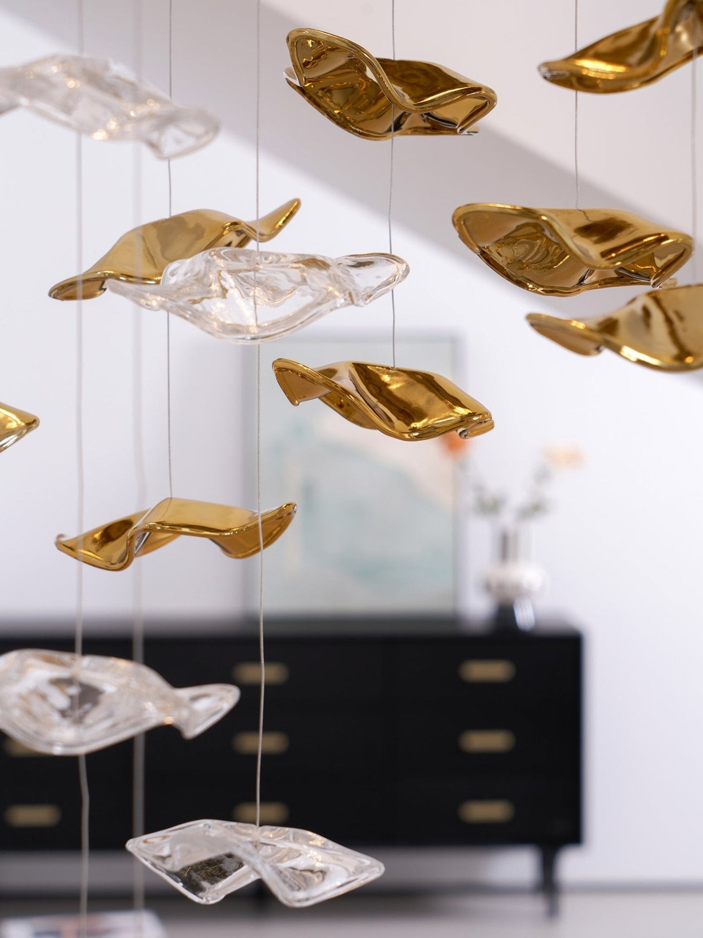 Tidal Art Glass Pendants Lamp