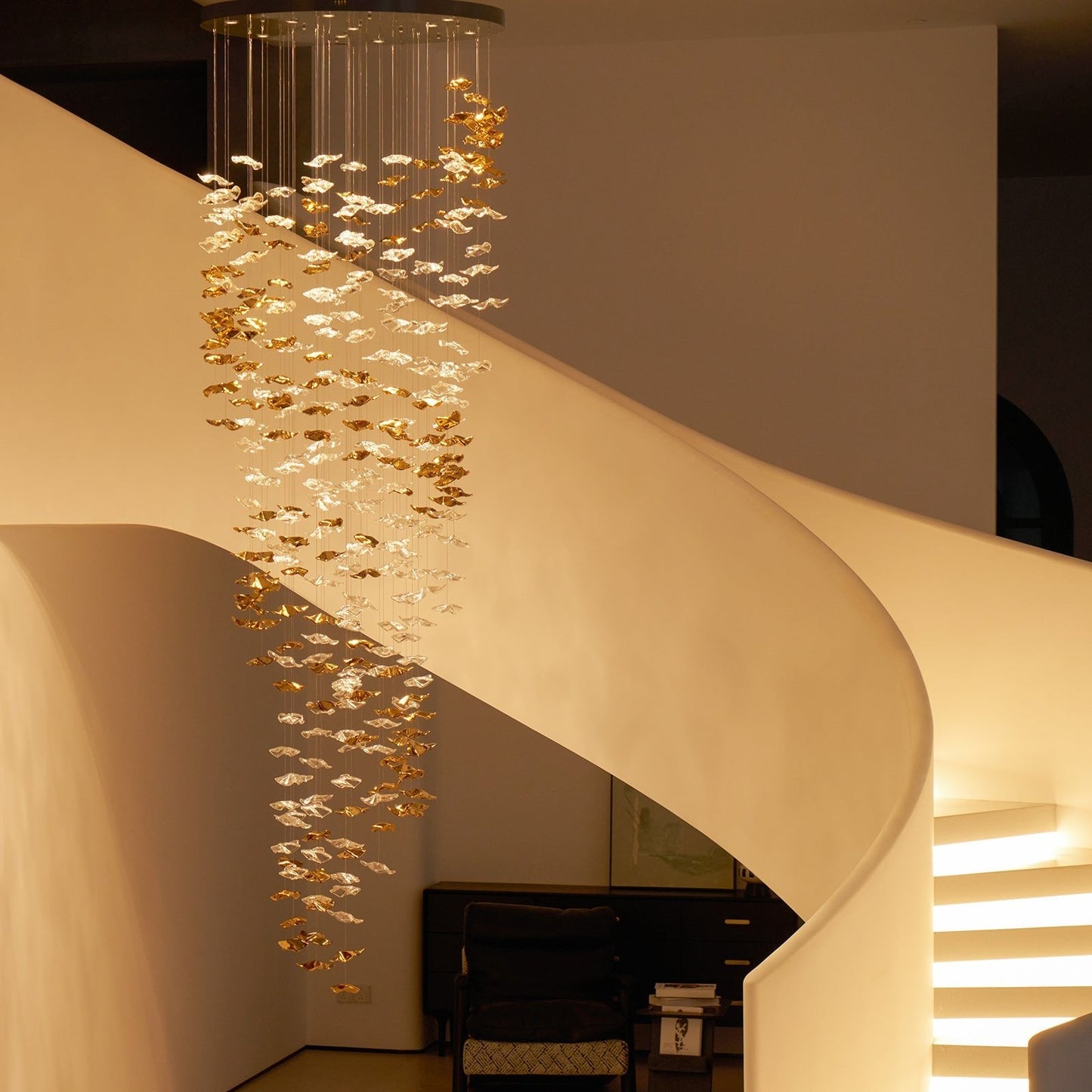Tidal Art Glass Pendants Lamp