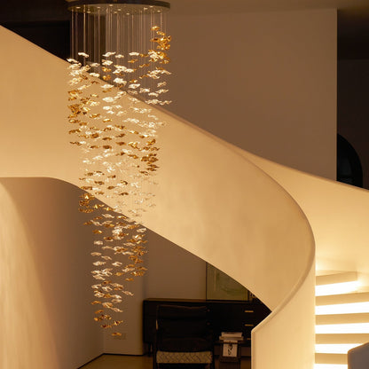 Tidal Art Glass Pendants Lamp