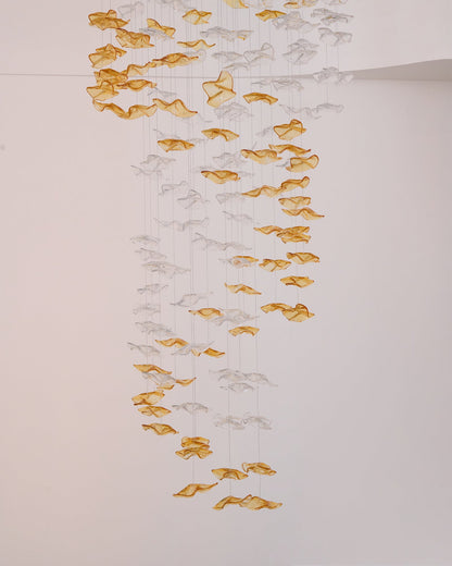 Tidal Art Glass Chandelier