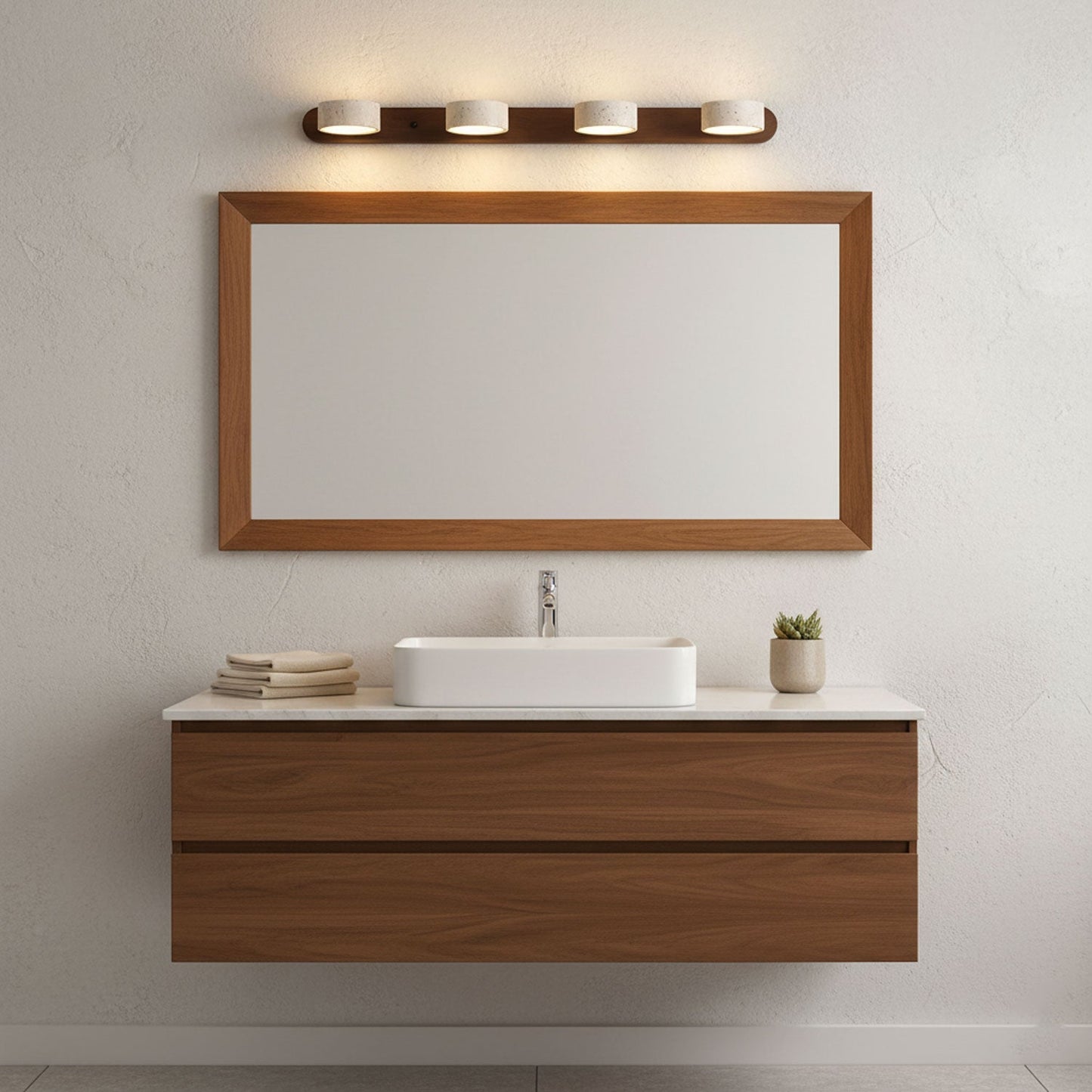 Camilla Travertine Duo Wall Light