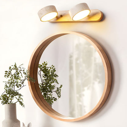 Camilla Travertine Duo Wall Light