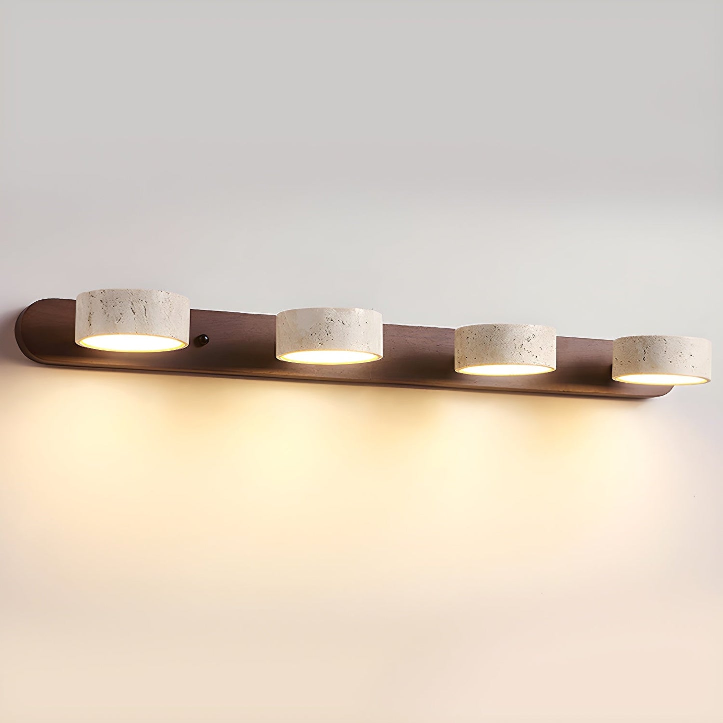 Camilla Travertine Duo Wall Light