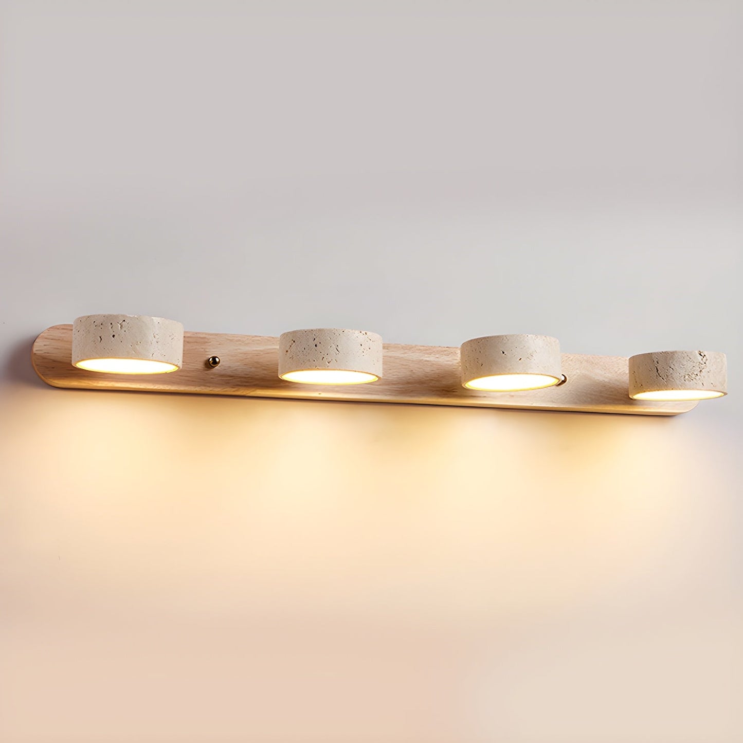 Camilla Travertine Duo Wall Light