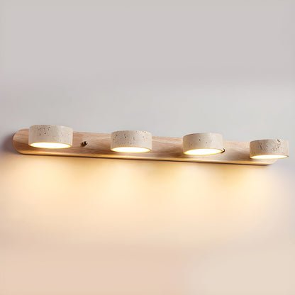 Camilla Travertine Duo Wall Light