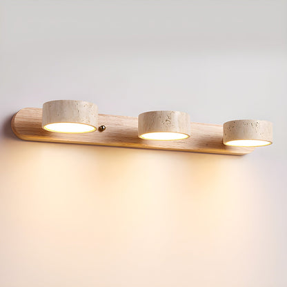 Camilla Travertine Duo Wall Light