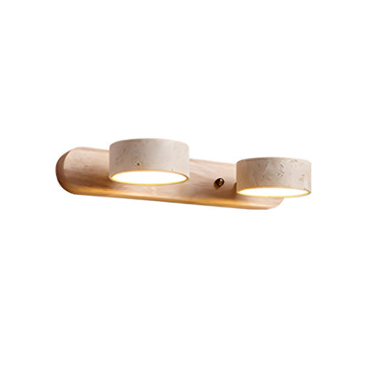 Camilla Travertine Duo Wall Light