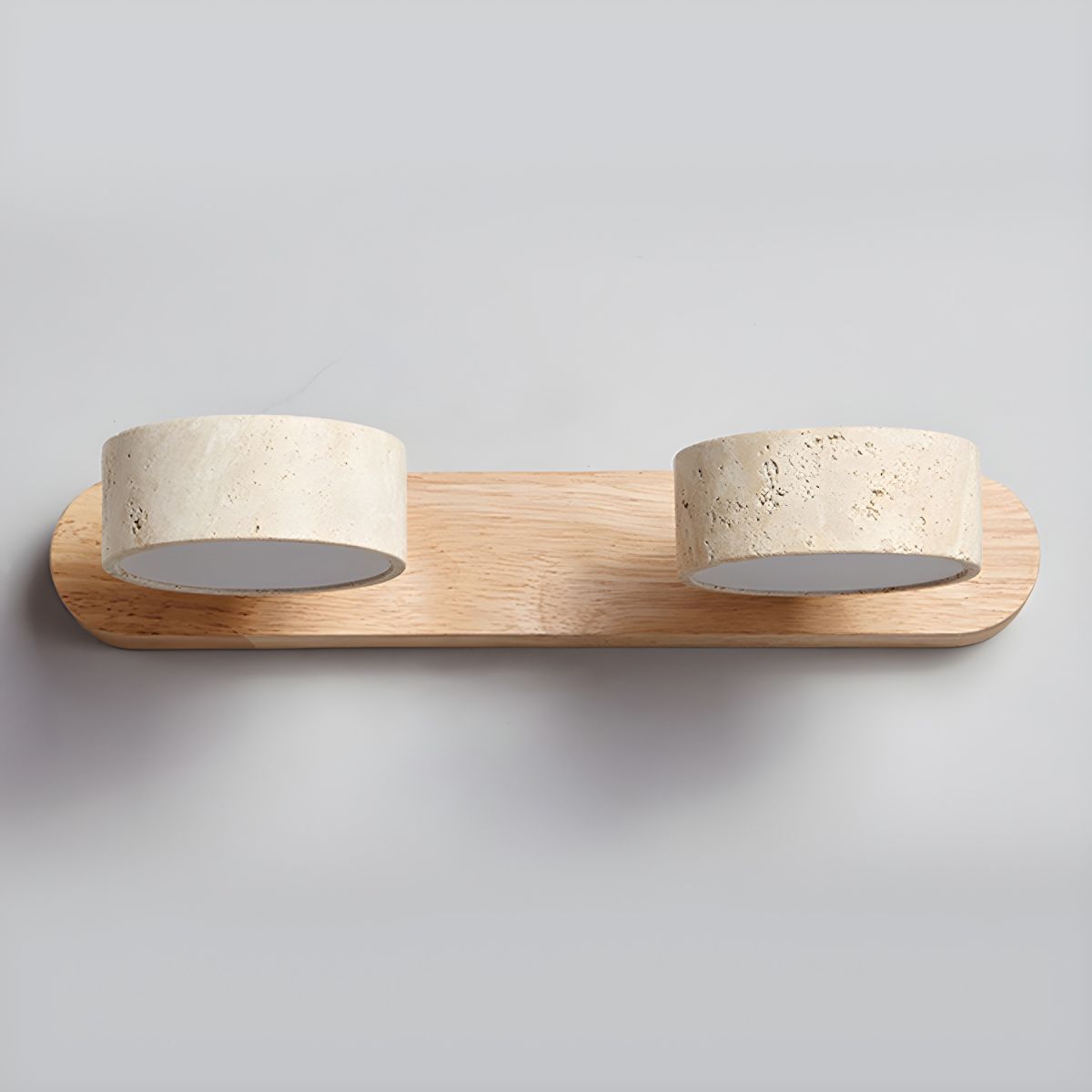 Camilla Travertine Duo Wall Light