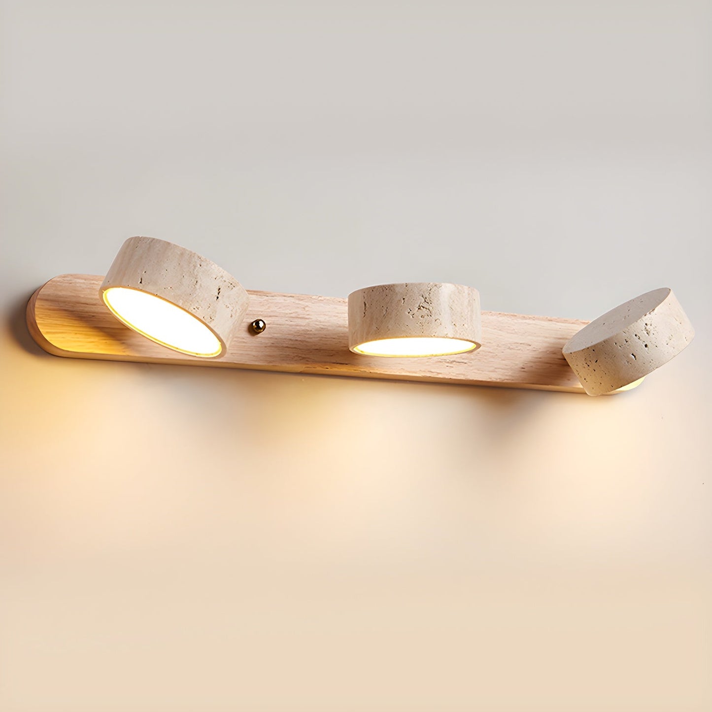 Camilla Travertine Duo Wall Light